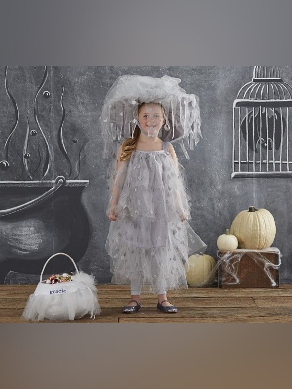 Pottery Barn Kids Great Pretenders Halloween Costume Rain Cloud Size: 3T